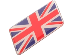 Adesivo De Alumínio Com A Bandeira Britânica Para Uso Externo, Atraente E Fácil De Aplicar.
