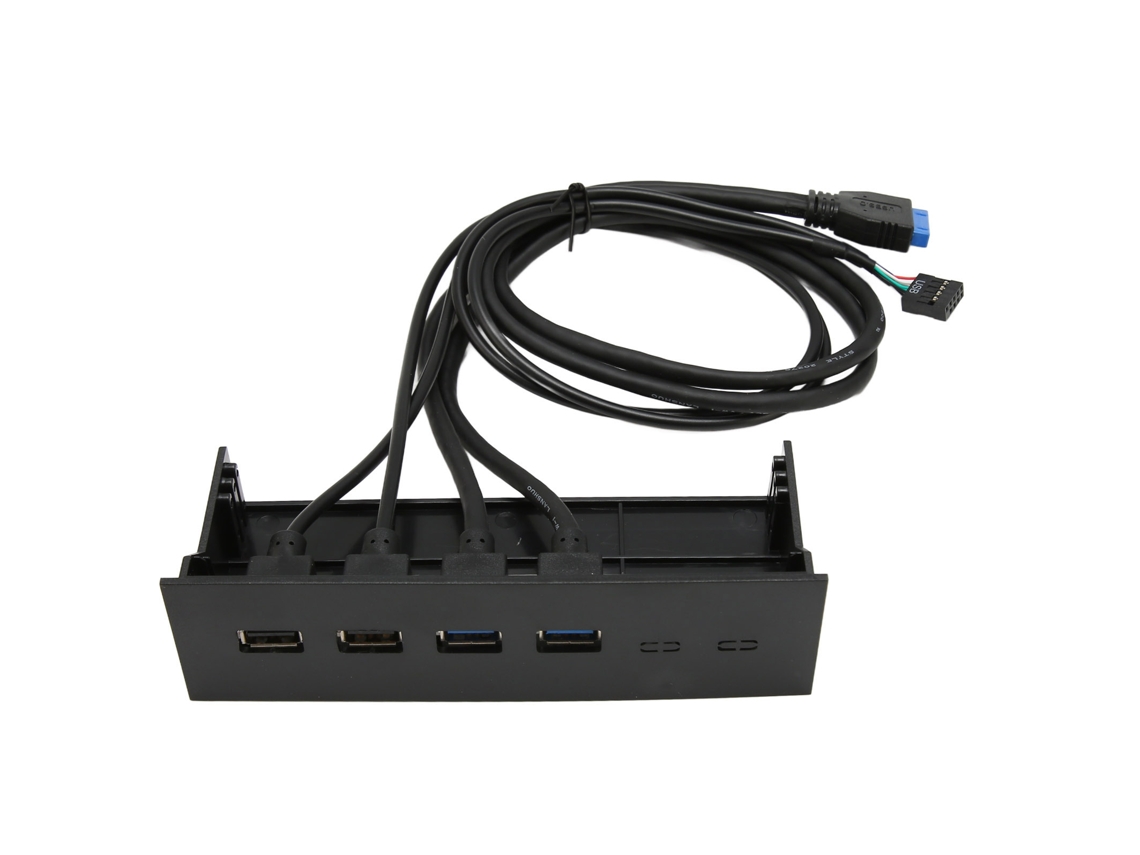 Hub Usb 3.0 Com Painel Frontal, 4 Portas, 5 Gbps, Alta Velocidade, 19 Pinos Para Pc Brilvibera