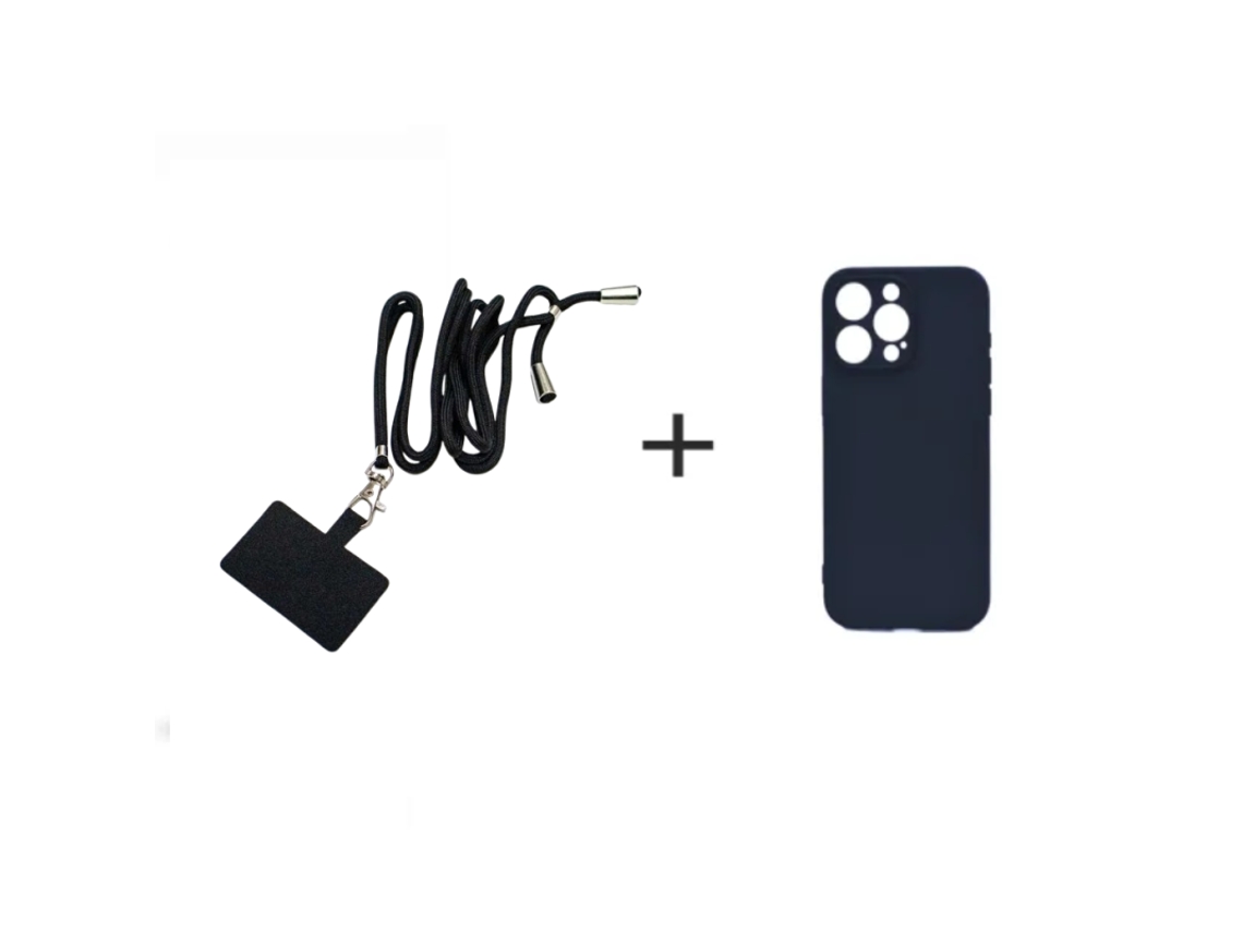 Capa Com Cordão Reno Zt Para Oppo Reno 6 Pro Plus-preto Eleventek Silicone Preto