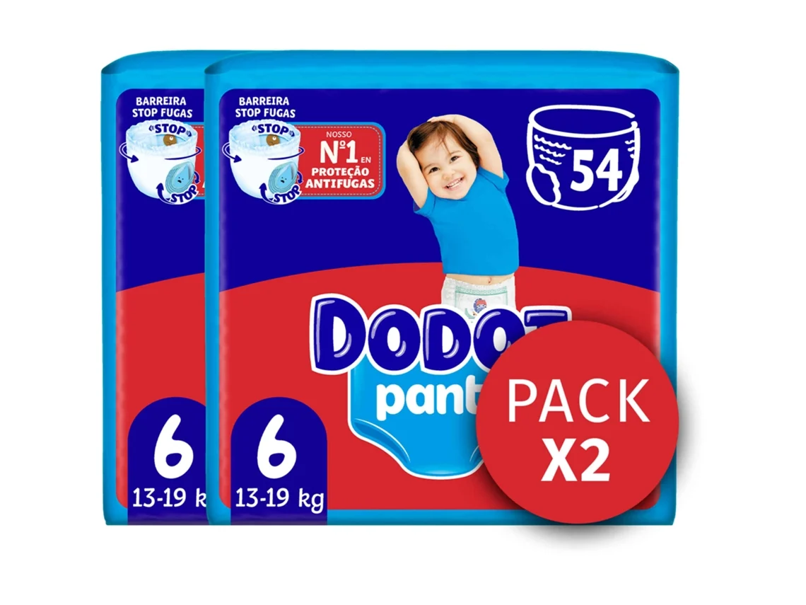 Fraldas Cueca Pants 13-19kg T6 Dodot