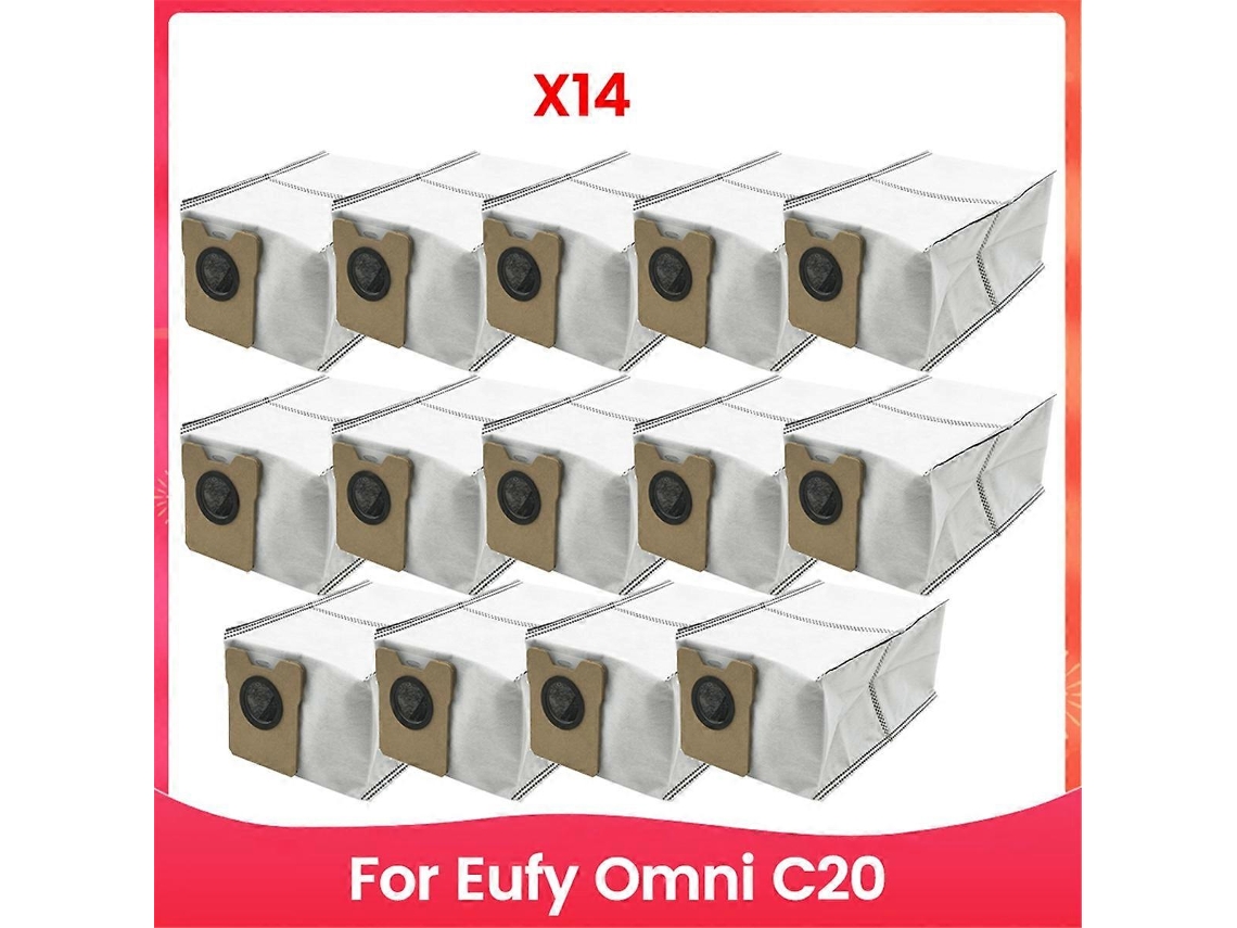 14 Peças Para Aspirador De Pó Omini C20, Acessórios Para Robôs De Varredura, Escova Lateral Principal, Filtro Hepa, Almofadas Para Slowmoose