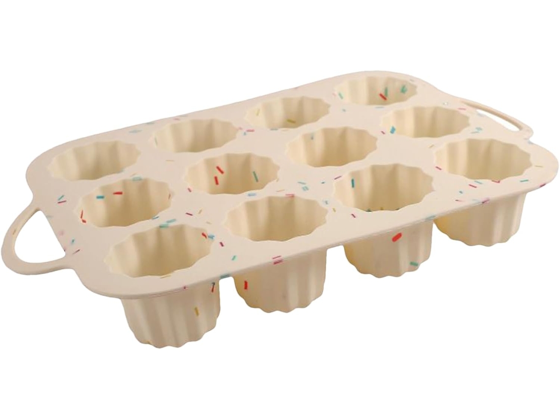 Forma De Silicone Antiaderente Reutilizável Assar