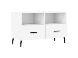 Tv Cabinet, Tv Cabinets Vidaxl Branco Madeira Processada (n/a)