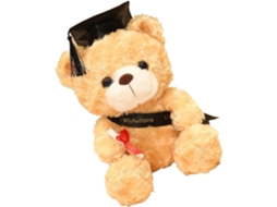 Urso De Pelúcia Para Formatura - Presente Da Turma 2022, Marrom Fofo