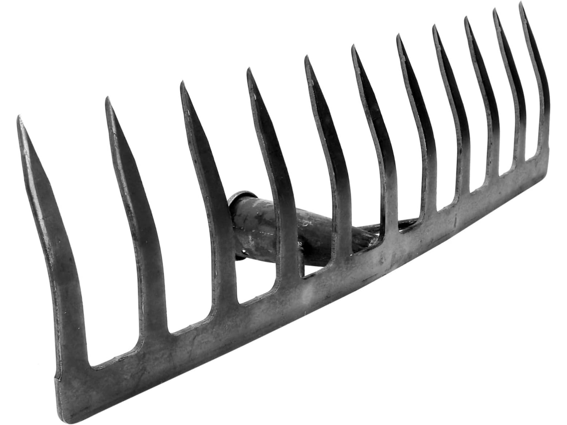 Ancinho de Jardinagem para Soltar o Solo Agrícola com Ferramenta de Cabeça Apenas para Capinar e SFUSHOS