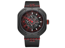 Relógio Masculino de Quartzo com Pulseira Pu À Prova D'água 30m Naviforce