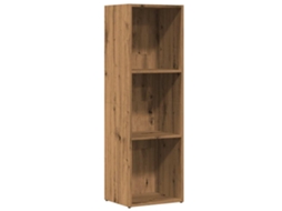 Book Cabinet, Book Cabinets Vidaxl Marrom Madeira Processada (36 X 30 X 114 Cm)