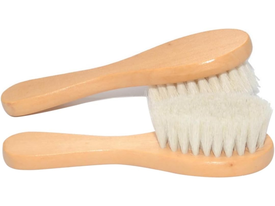 Escova De Banho Healifty Para Bebê, Madeira Natural, Escova Massageadora Para Corpo E Costas, Para Meninos, Meninas E