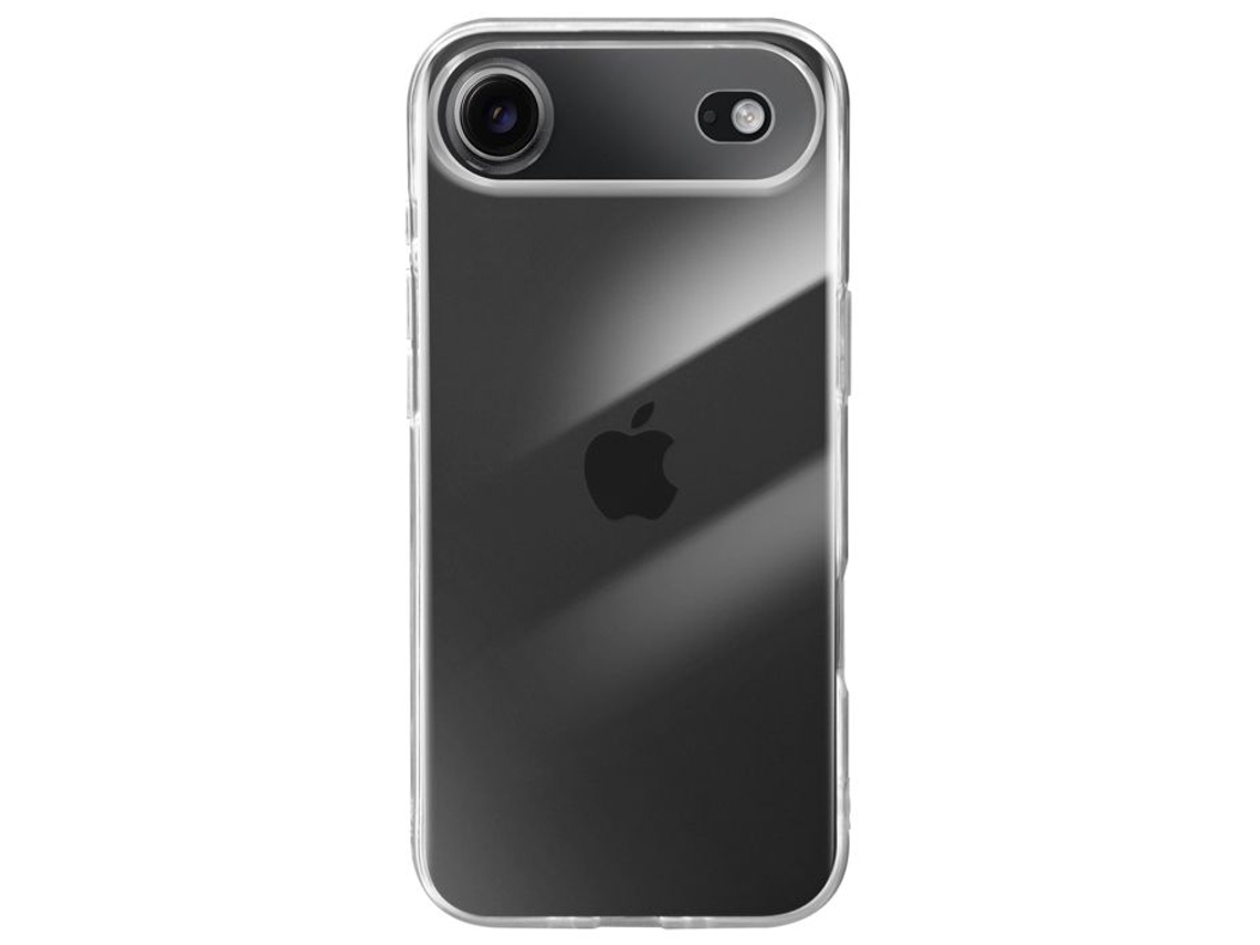 Capa Flexível De Silicone Para Iphone Air Com Proteção Transparente Para A Câmera.