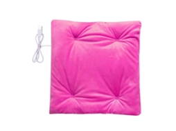 Almofada de Assento de Escritório com Aquecimento Elétrico para Viagem Cor Rosa Outono e Inverno Manter Quente Carregamento Usb Almofada de Aquec