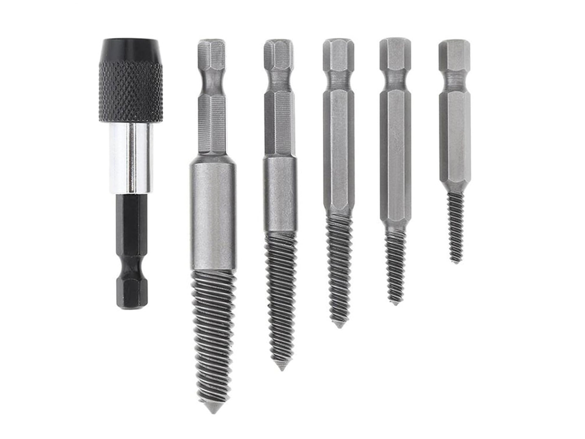 Conjunto Completo De 6 Peças Para Extração Fácil Parafusos