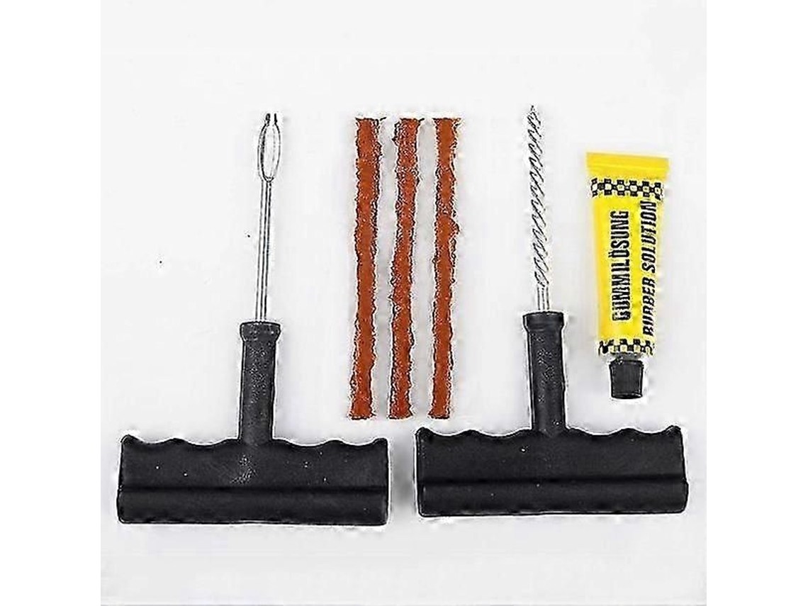 Kit De Reparo Rápido Pneus Carro, Moto E Bicicleta Sem Câmara, Com Cola, 3 Tiras Borracha Ferramentas Para Pne Us 25 A 26 Polegadas.