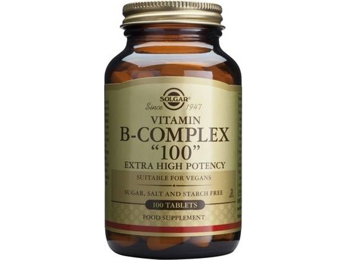 Suplemento Alimentar SOLGAR Vitamina B-Complex "" Vegetal De Potência Extra Alta (100 cápsulas)