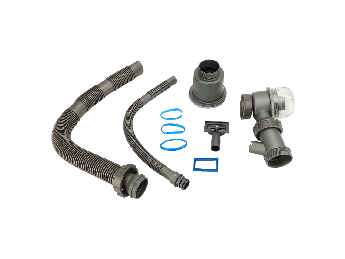 Kit de Esgoto para Pia, Profissional, Tubo Flexível, Resistente a Odores e Erosão