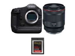 Eos R1 + Rf 50mm F/1.2 L Usm + 1 Sandisk 512gb Extreme Pro Cfexpress Type B + Ebook “20 Dicas para Fotos Que Impressionam” CANON