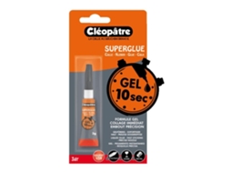Cola Super Glue Gel 3g Cléopâtre