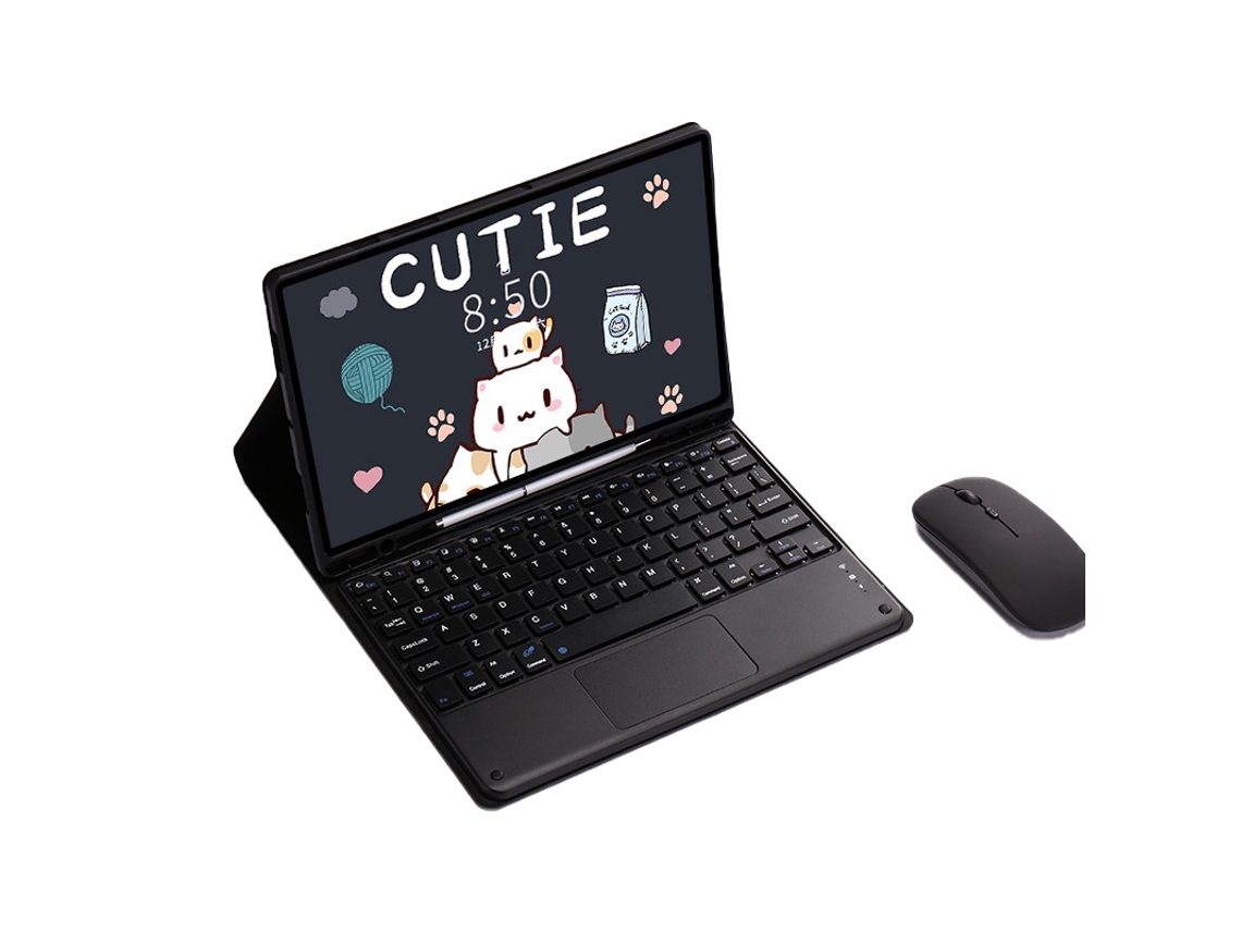 Lurelia Conjunto Teclado E Rato Sem Fios, Bluetooth, 12,4"