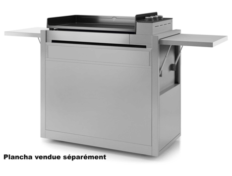 Carrinho para Plancha FORGE ADOUR em Inox Chpif751