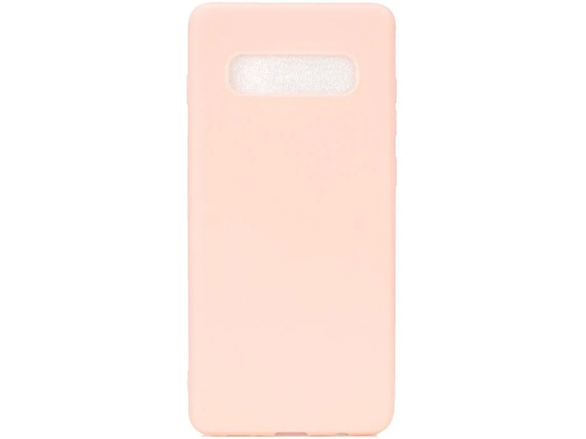Capa ISERVICE Silicone Liquido Samsung Galaxy S10 Plus (Areia)
