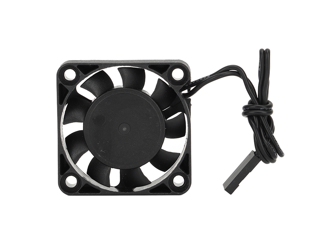 Cooler De Motor Rc Para Carros 1/10 Traxxas 7.4v 40x40mm Leve De Ferro E Plástico Preto