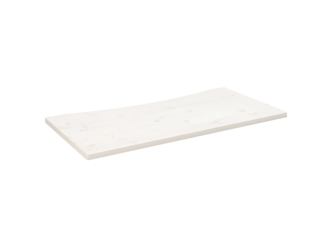 Desk Top, Desk Tops Vidaxl Branco Madeira De Pinho (110 X 60 X 2.5 Cm)