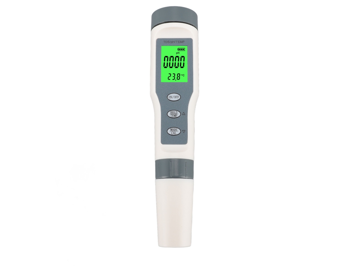 Testador De Água Sal Ph Tds Temperatura Ip65 Para Piscina