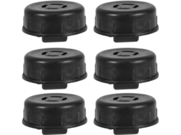 Rodízios De Plástico Preto Para Móveis, Conjunto De 6 Peças