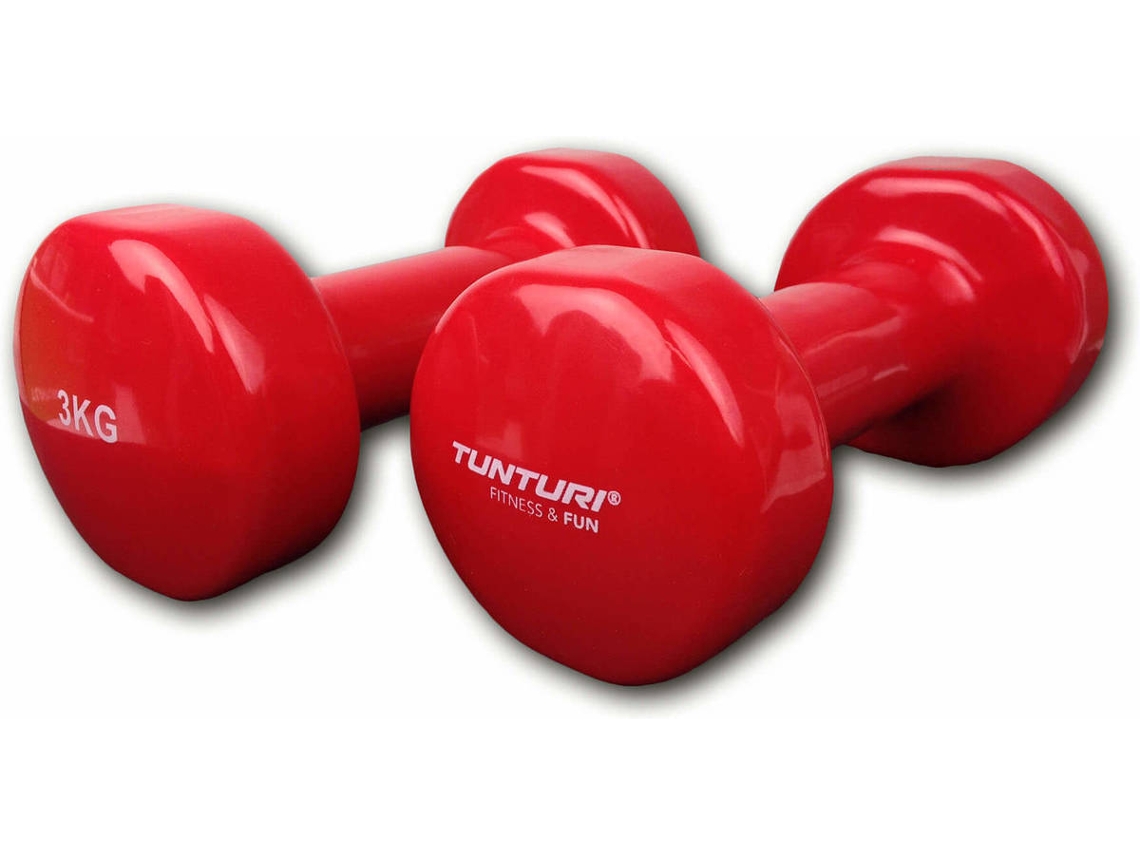 Halteres TUNTURI de vinil (3 kg)