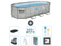 Bestway Piscina Bestway Power Steel Oval - 549x274x122 Cm - 8-peças S581