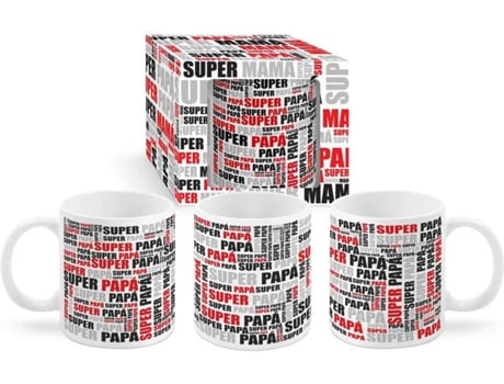 Caneca FRAMAN (Multicolor - Cerâmica - 9.5 cm)