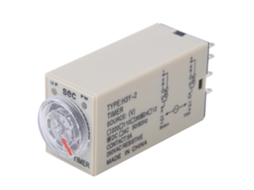 Relé Temporizador H3Y 2 8 Pines Ajustável 0-3s 24VDC S/MARCA