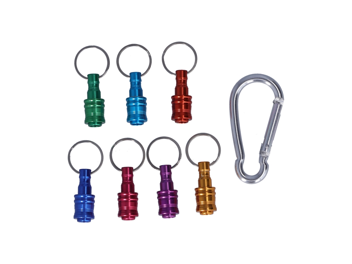 7 Peças Extensão Chaveiro Barra Porta Brocas Parafusadeira Mudança Rápida Adaptador 1/4 Polegada Hexagonal Colorido