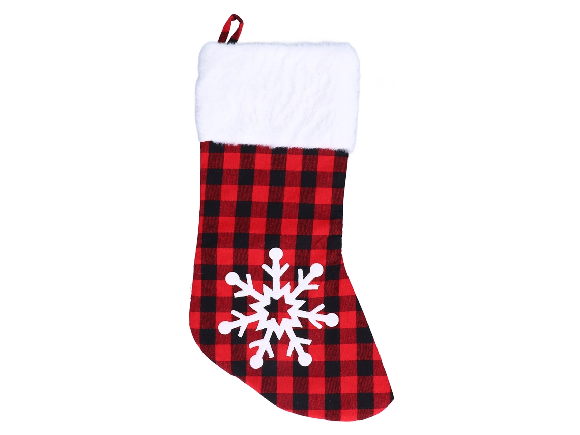 Meia De Natal Estampas Fofas Grande Capacidade