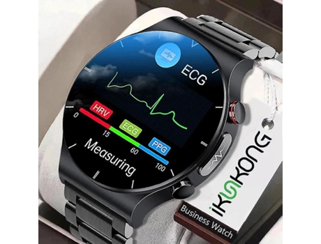 Relógio Inteligente Ecgppg Monitoramento de Pressão Arterial Frequência Cardíaca À Prova D'Água Fitness Tracker NICECEE