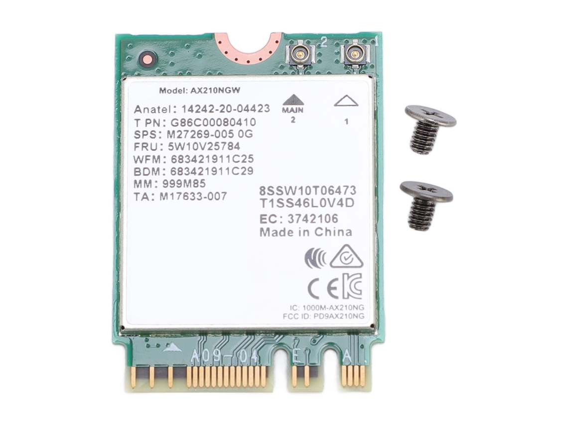 Placa De Rede Sem Fio (suporta Wifi6e E Bluetooth 5.3) Placa De Rede Sem Fio Gigabit Para Laptop
