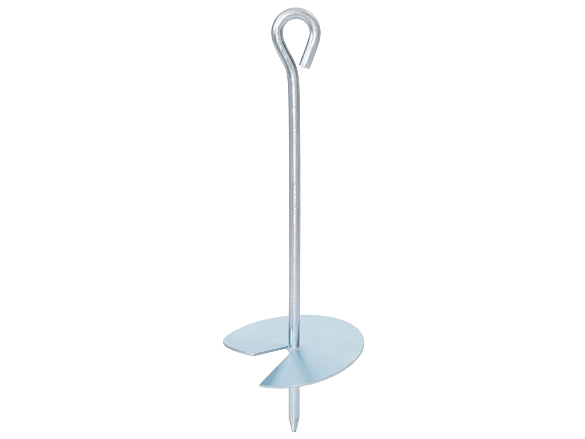 Vidaxl Âncora Para Terra 2 Unid. Ø10 X 30 Cm Metal Galvanizado
