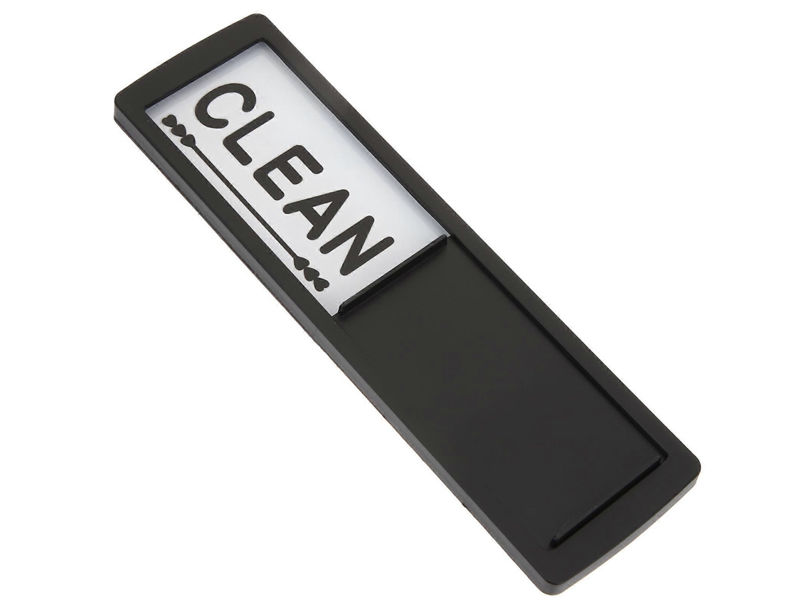 Rebe íman Limpio/sucio para Lavavajillas Indicador de Estado de Platos Accesorio de Cocina Duradero 17x5cm Negro