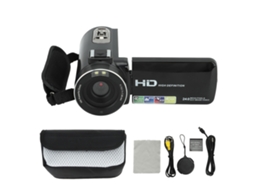 Câmera Digital De 3,0 Polegadas, 1080p, 24 Mp, Zoom Digital De 16x, Tela Giratória, Filmadora Para Vlogs Brilvibera