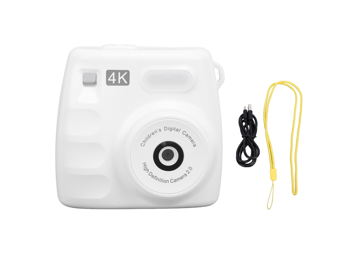 Câmera Digital Portátil Para Estudantes 48mp Lente Dual 1080p Tela Ips 2.0 Polegadas Com Luz De Preenchimento Led Branco
