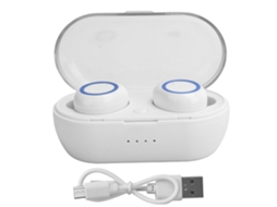 Auriculares Bluetooth 5.0 Estéreo, con Control Táctil, en Blanco y Azul | S/MARCA