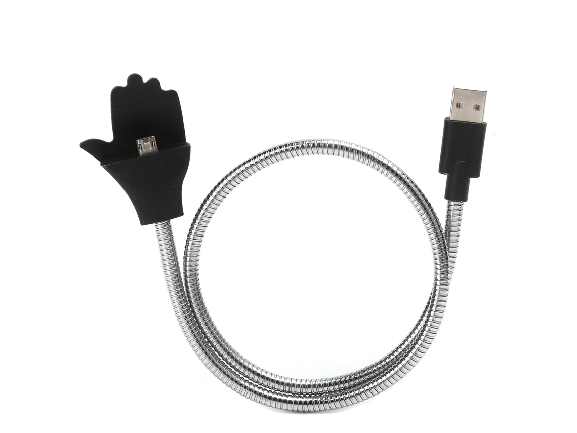 Mali cabo de Carregamento com Suporte para Celular Flexível e Dados Usb Multifuncional para Android
