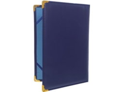 Capa Otimizada De Certificado Em Pu Bleu Élégante E Papel Reutilizável Para Cerimônia Escolar E Remise De