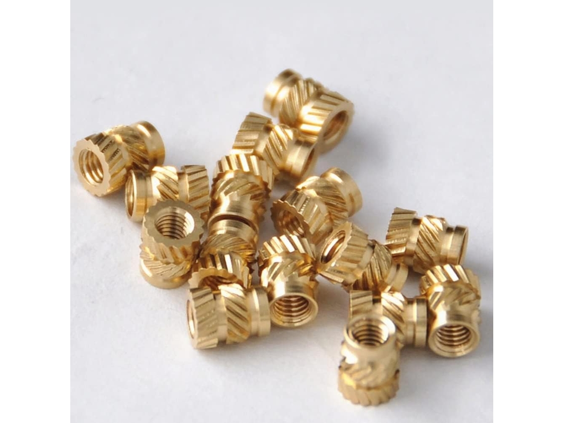 Conjunto de 100 insertos modulares roscados M3 resistentes ao calor para impressora 3D Dajikan
