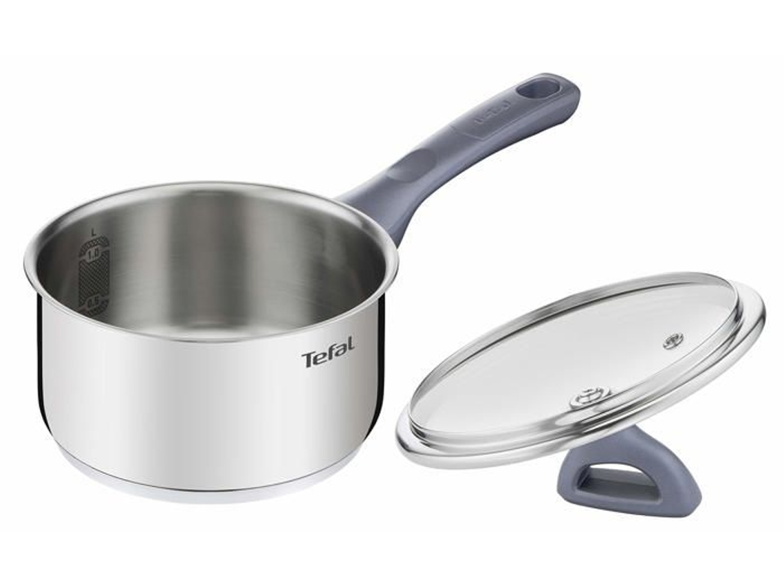 Casserola Tefal G71222 Aço Inoxidável 16 Cm Compatível Com Todos Os Tipos De Fogão