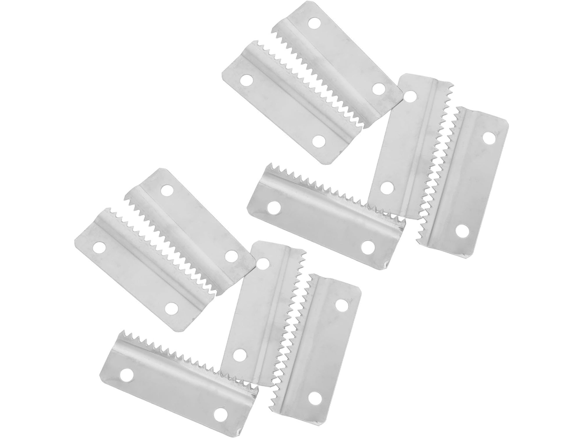 Conjunto de 10 Folhas de Reposicionamento para Cortador Fita Adesiva ou Folha Serrilhada, Cor Prata, para Armazenamento Portátil