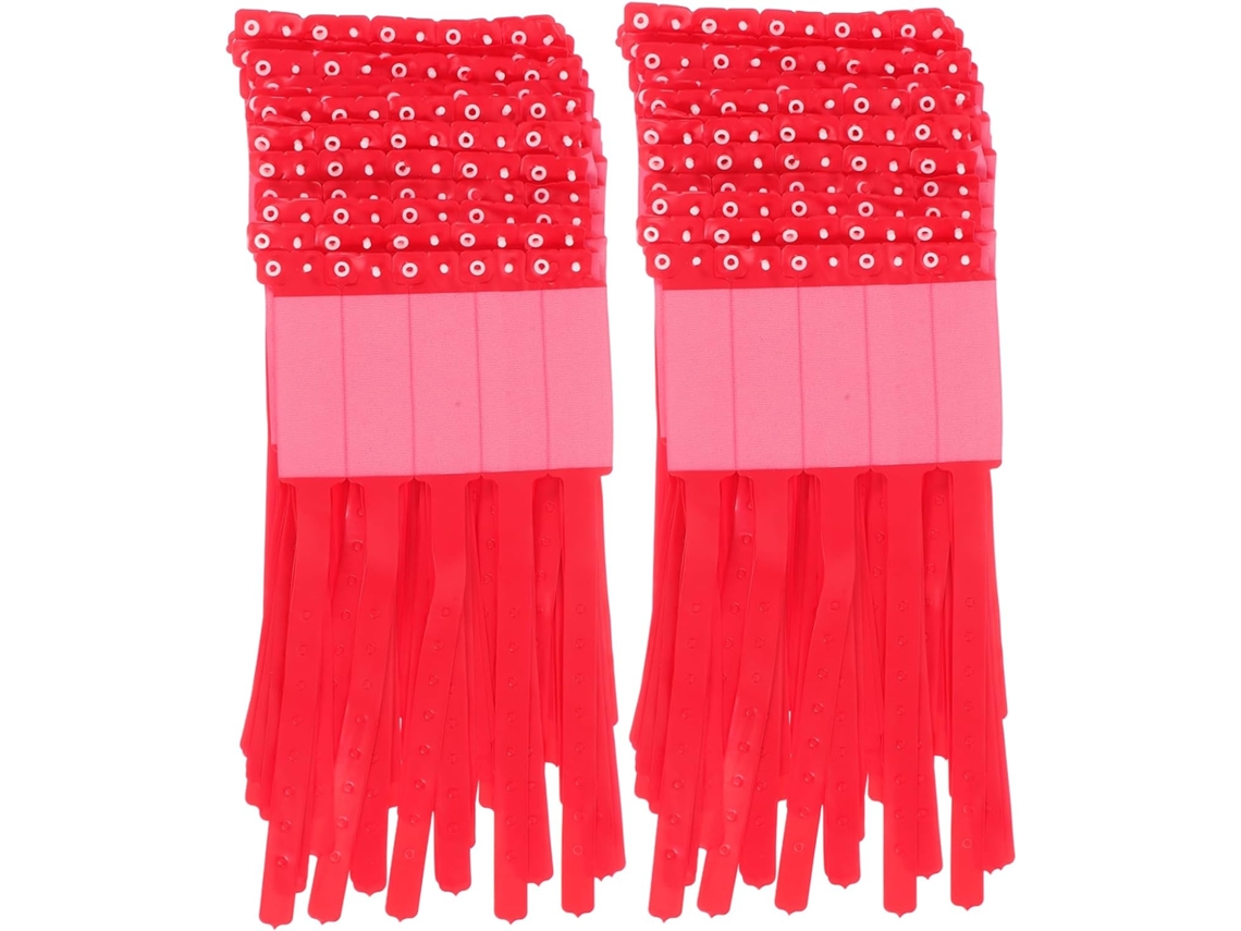 Pulseiras médicas descartáveis Kombuida, ajuste confortável, PVC, pacote com 100 unidades, para identificação de pacientes.