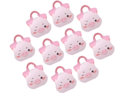 Hanabass Conjunto De 10-caixas Papel Reciclado Pequenas Com Design Porquinho Rosa Para Doces, Ideais Para Festas