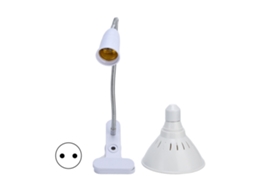 Rebe-luz De Crecimiento De Plantas Led Com Clip 126 Led, Lâmpada Giratória 360 Graus Para Plantas Interiores, Plug 110‑240v Eu