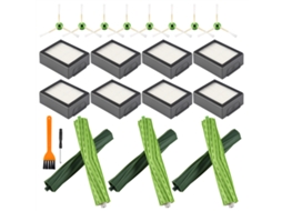 Escova Rotativa com Filtro Hepa para Aspirador Robô Das Séries I7, E5, E6 e I3, Peças de Reposição e Acessórios BRILVIBERA