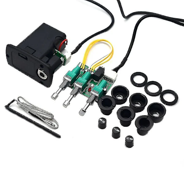 /ea/equalizador de 3 Bandas para Guitarra Acústica Clássica, Pré amplificador e Captador de Equalização para Guitarra AQUAFORGE